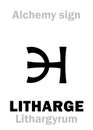 Alchemy: LITHARGE (Lithargyrum)